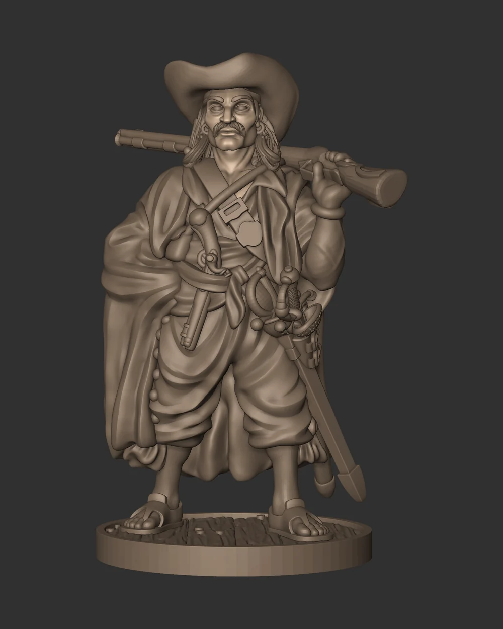 Howard Pyle Buccaneer (2nd-wave re-sculpt)