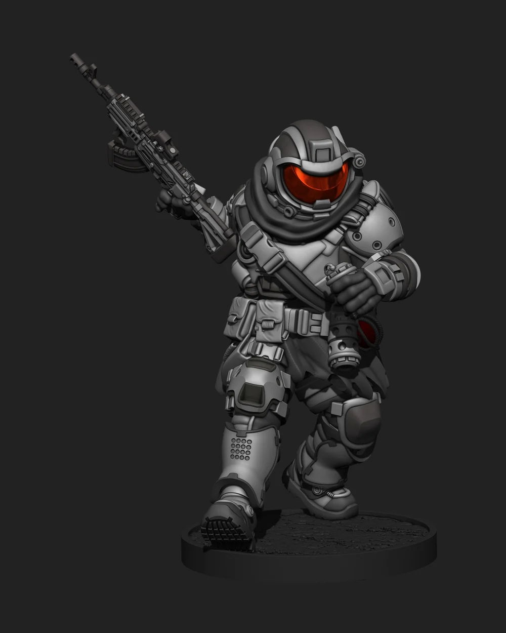 Space Dog multi-part kit