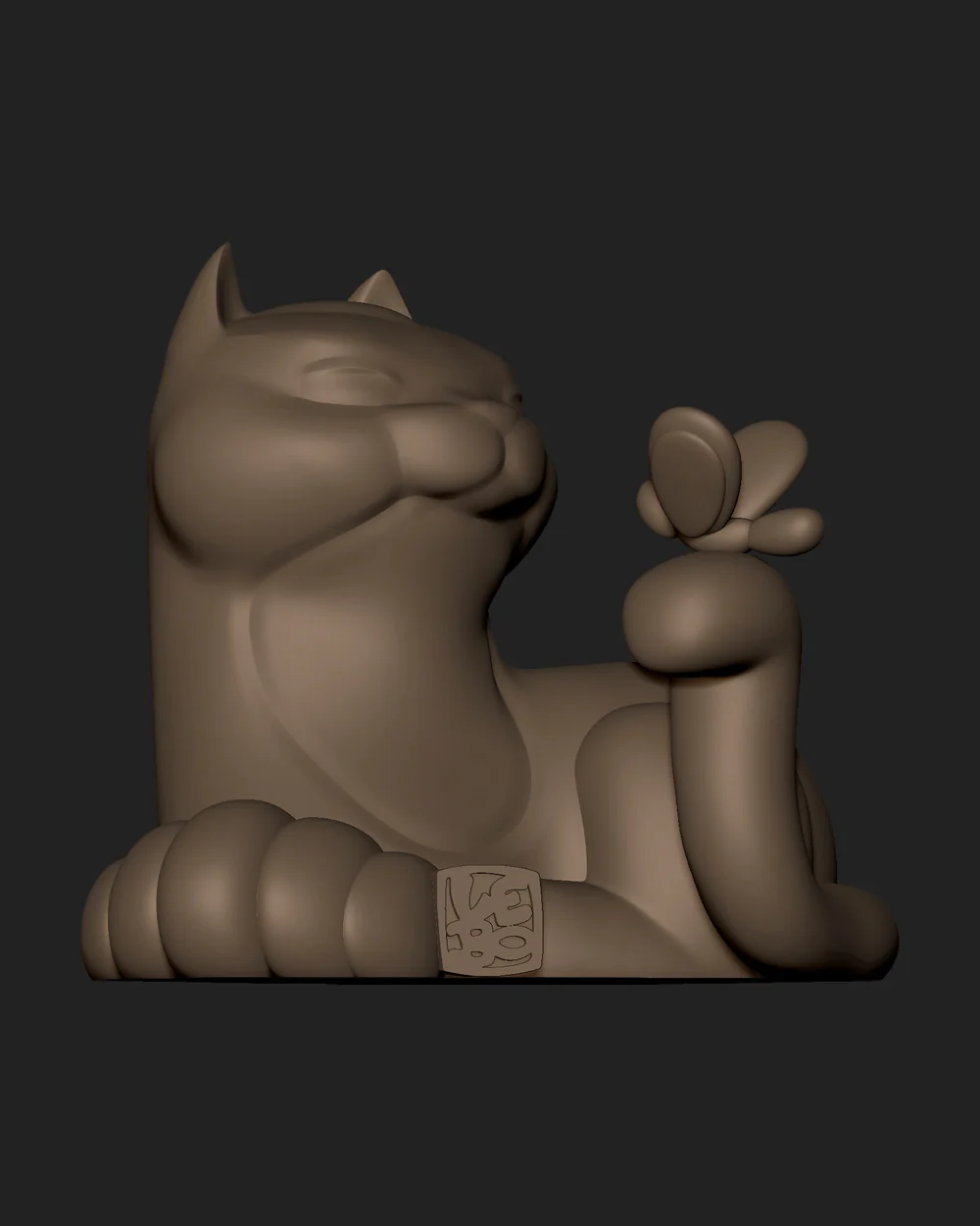 LEBO Cat art collectible