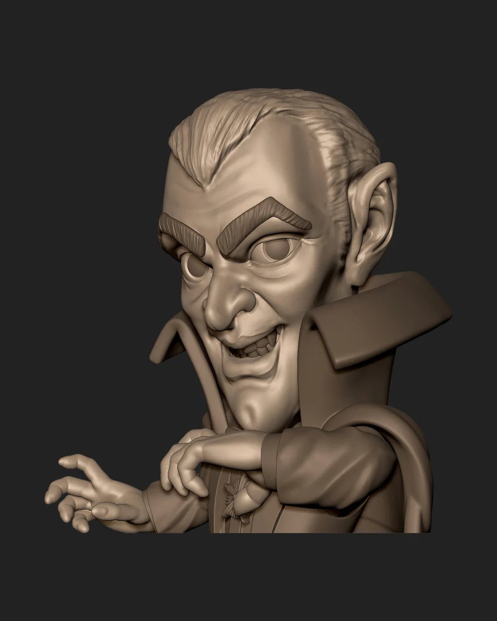 Stylized Dracula printable collectible