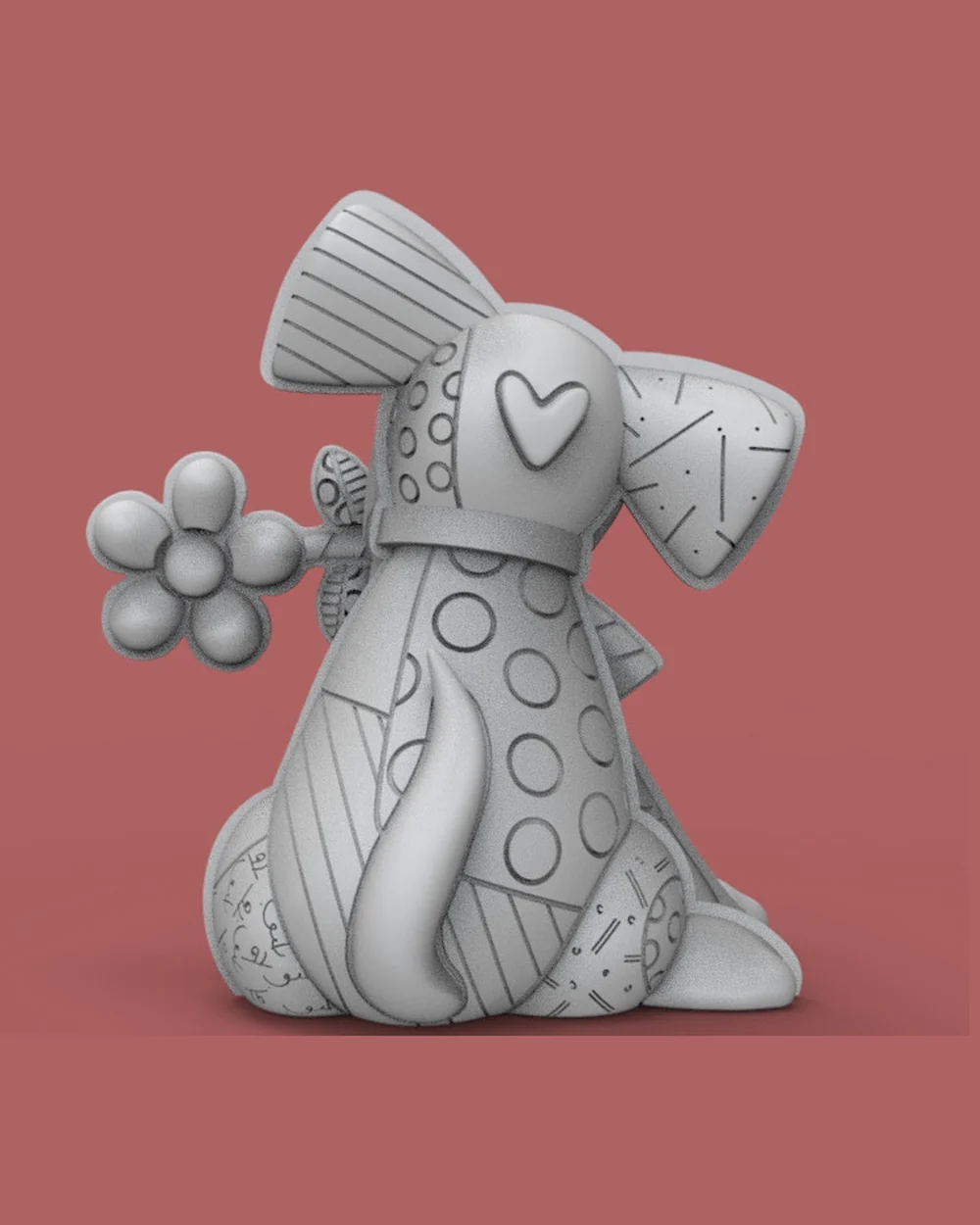 Romero Britto Dog