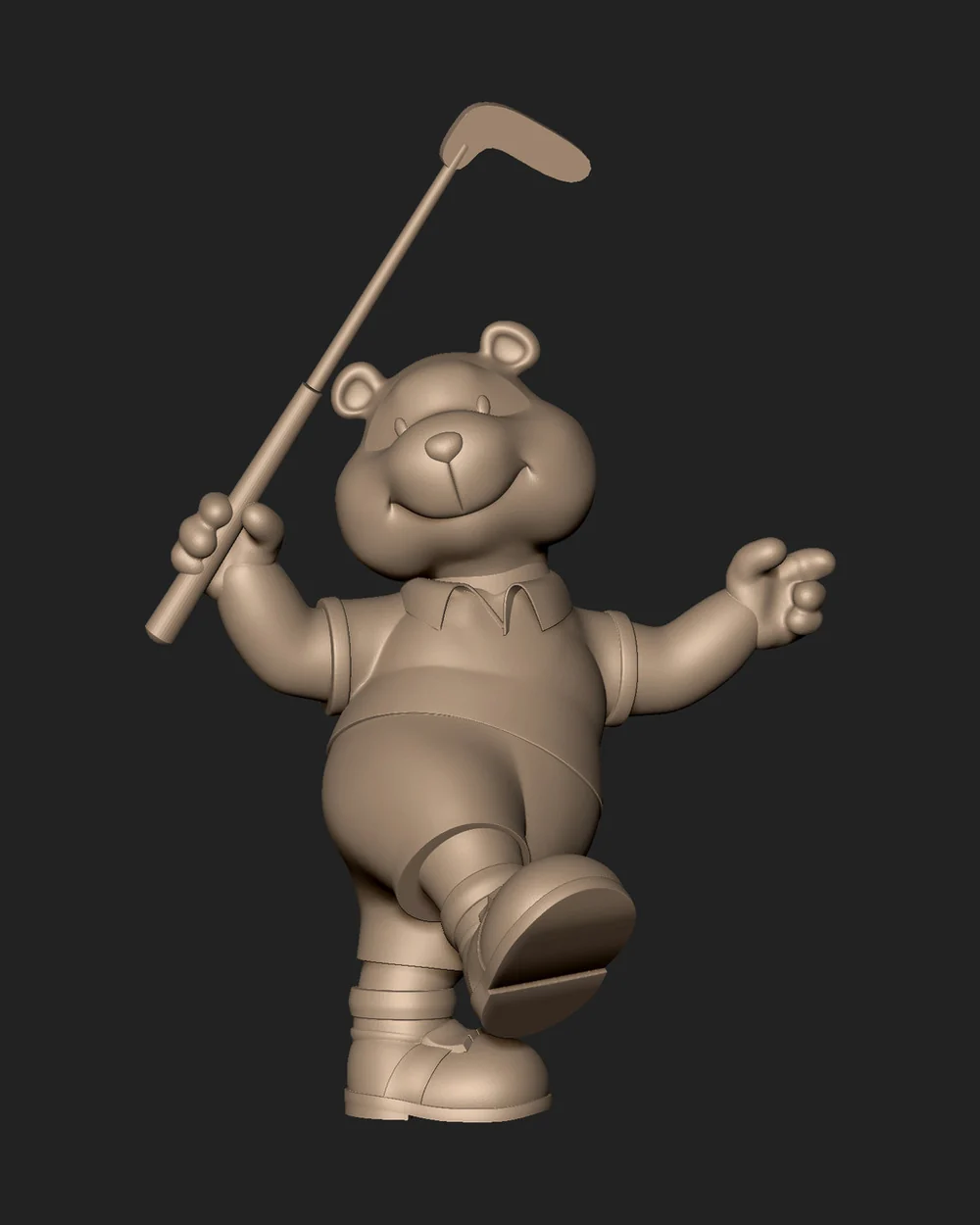 Golden Bears mini-golf character 2