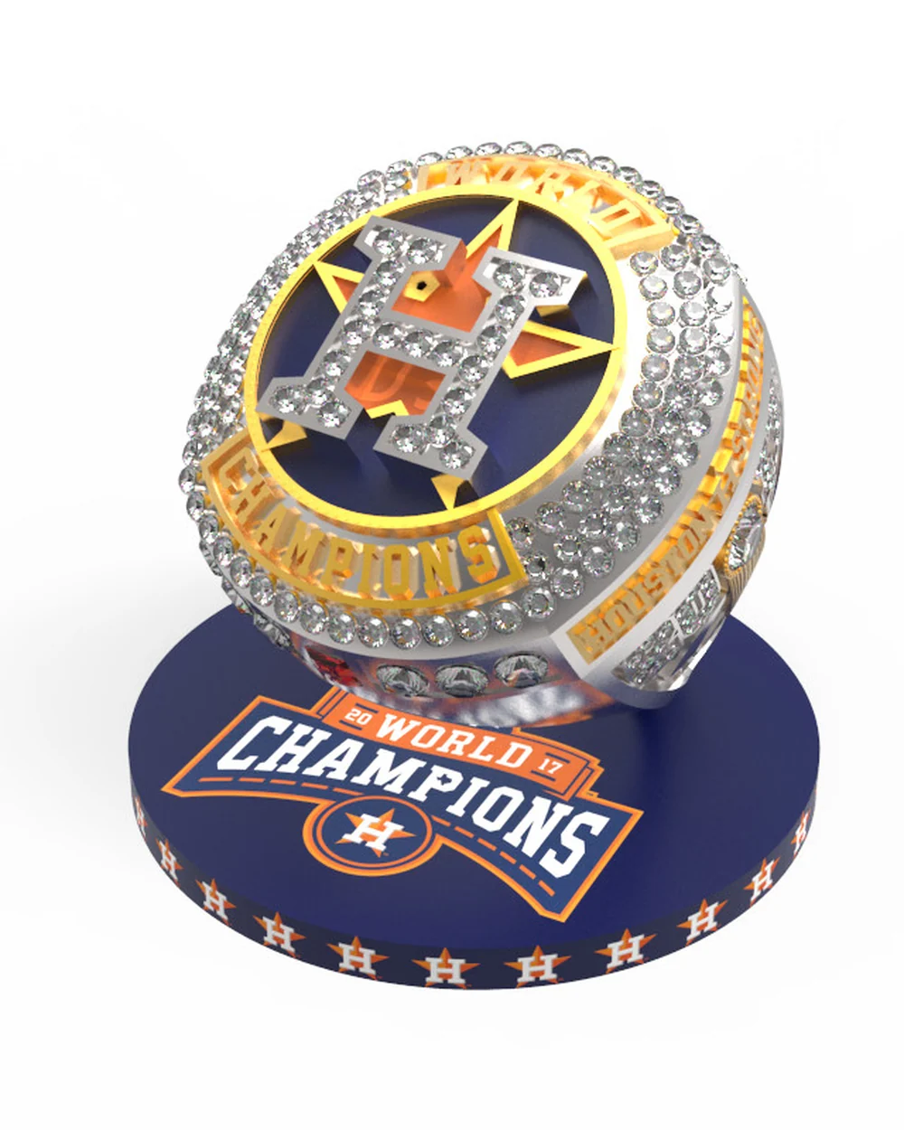 Houston Astros giant championship ring