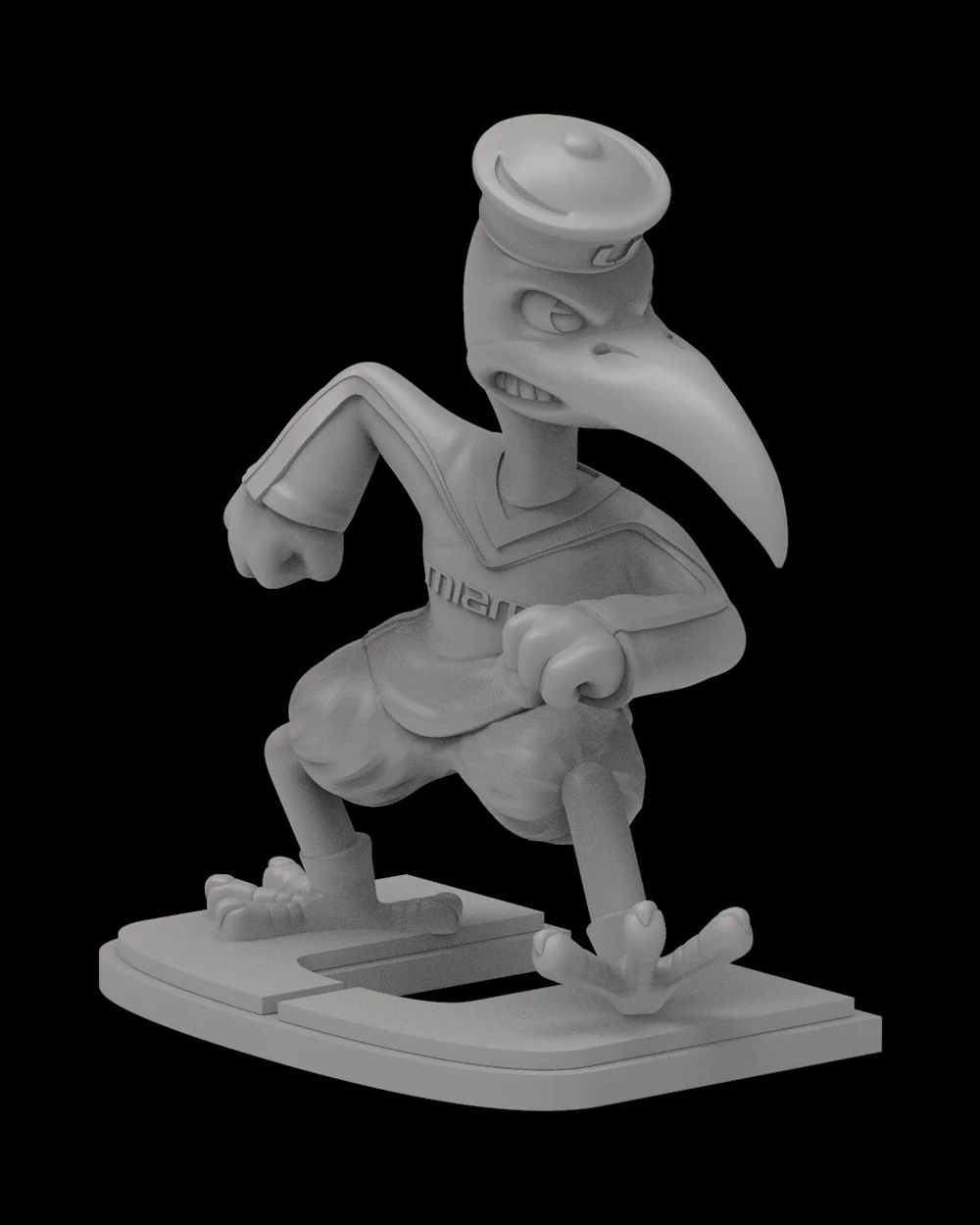 Sebastian the Ibis giant sculpture (Miami Hurricanes)
